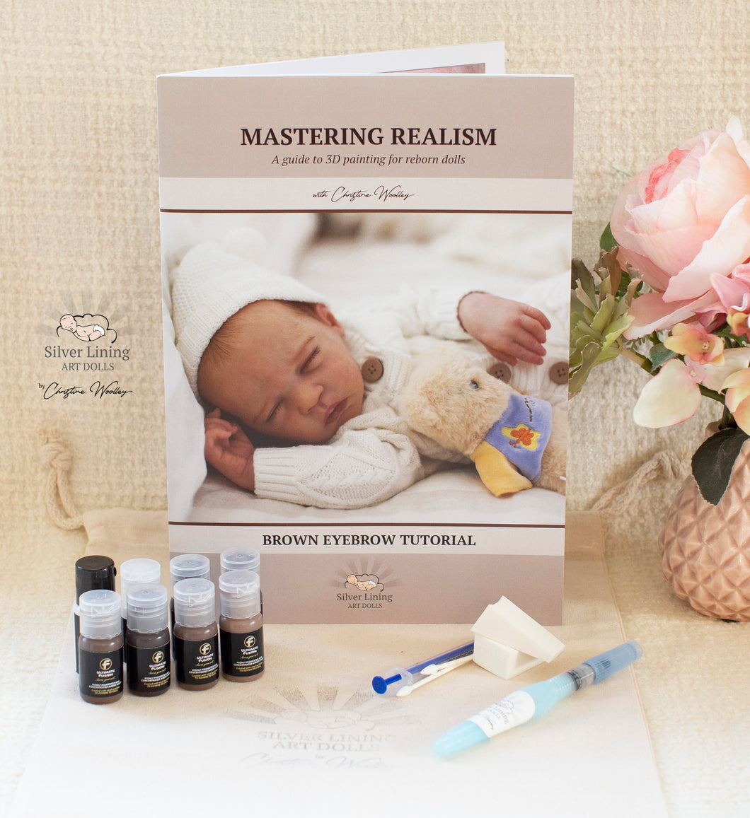 CHRISTINE WOOLLEY (Silver Lining Art Dolls) NEW Eyebrow Tutorials