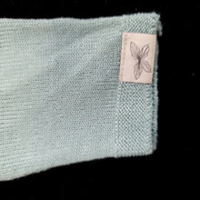 Romper - Blue Knit ( 3 doll sizes for 13 to 20 inches / 35 to 50cm)