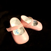 254 Will Beth soft leather pram shoes - velcro mary janes