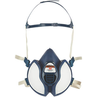 Half Mask respirator for use with solvents and dust