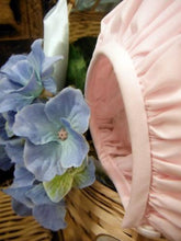 H6367 Will Beth Traditional "Vintage"style traditional open back smocked bonnet (pink) - Silicone Velvet Matting Powder