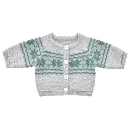 533 Fine knit dolls cardigan ( 3 doll sizes for 12 to 20 inches / 30 to 50cm)