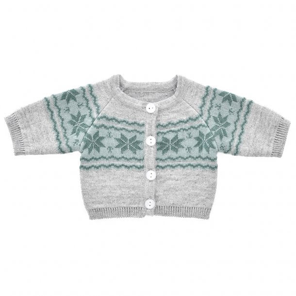 533 Fine knit dolls cardigan ( 3 doll sizes for 12 to 20 inches / 30 to 50cm)