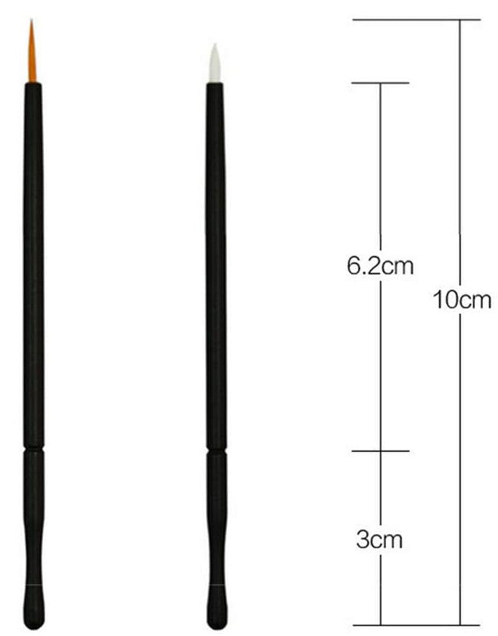 Tiny brushes for artists (silicone and all paints) - pack of 20