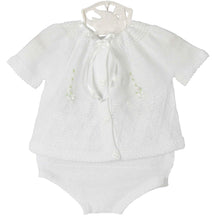 80608 4 piece soft cotton knit "take me home" set preemie & newborn - pink / blue / white - Silicone Velvet Matting Powder