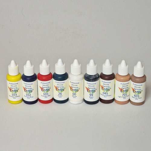 Enfis Essential Colours Silicone Pigment Set - 9 Pro Size