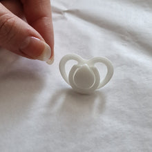 Miniature dummy/pacifier for silicone dolls