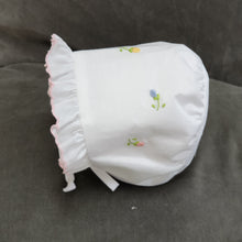 10493 Newborn/preemie delicately embroidered white dress with bonnet and shoes - Silicone Velvet Matting Powder