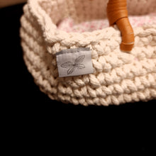 Hand made soft bed / carrier in two sizes for dolls size 6inch to 13inch(with bedding)