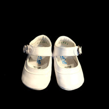 463 Will Beth soft leather pram shoes - velcro mary janes with bow