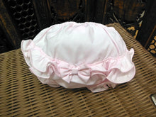 P515 Ruffle & Bow Knickers in pink and white - Silicone Velvet Matting Powder