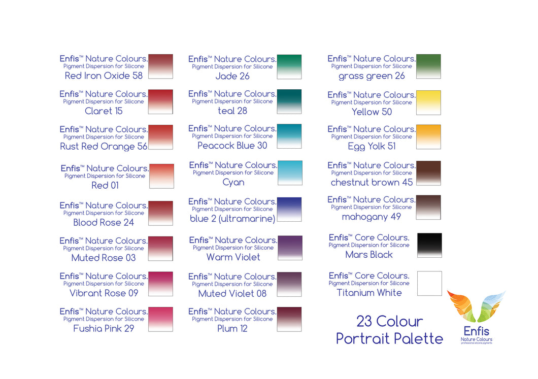 Silicone Pigment SINGLE COLOUR JAR - Enfis Nature Colours 20ml ...